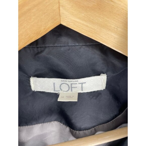 Loft Utility Jacket Removable Hood Lined Size M - Picture 8 of 8